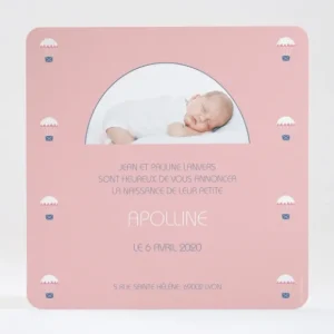 Faire-part de naissance Au pays des montgolfieres*Faire-part Elégant Sale