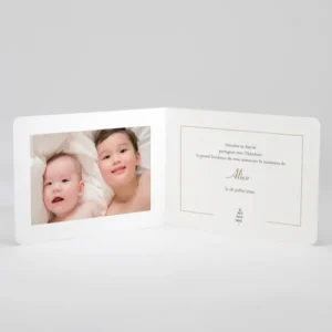 Faire-part de naissance Au grand air*Faire-part Elégant Best