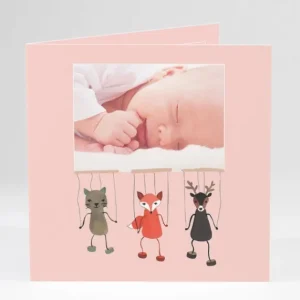 Faire-part de naissance Au pays des marionnettes*Faire-part Elégant Hot