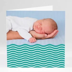 Faire-part de naissance Au fil des vagues*Faire-part Elégant Fashion