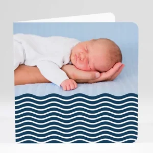 Faire-part de naissance Au fil des vagues*Faire-part Elégant Fashion