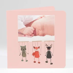 Faire-part de naissance Au pays des marionnettes*Faire-part Elégant Hot