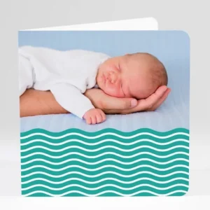 Faire-part de naissance Au fil des vagues*Faire-part Elégant Fashion