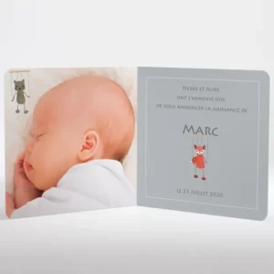 Faire-part de naissance Au pays des marionnettes*Faire-part Elégant Hot