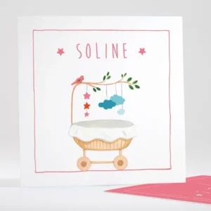 Faire-part de naissance Au pays des reves*Faire-part Elégant Best
