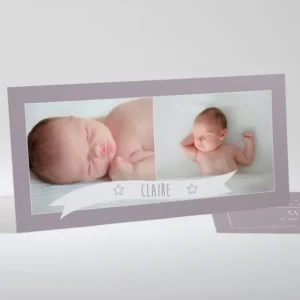 Faire-part de naissance Au son du cor*Faire-part Elégant Clearance