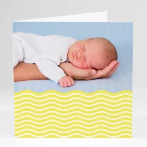 Faire-part de naissance Au fil des vagues*Faire-part Elégant Fashion
