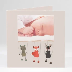 Faire-part de naissance Au pays des marionnettes*Faire-part Elégant Hot