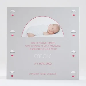 Faire-part de naissance Au pays des montgolfieres*Faire-part Elégant Sale