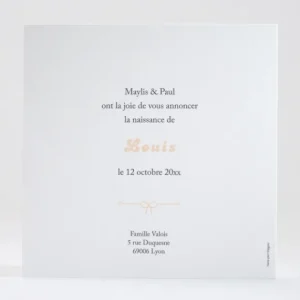 Faire-part de naissance Au vent*Faire-part Elégant Discount