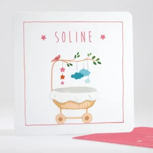 Faire-part de naissance Au pays des reves*Faire-part Elégant Best