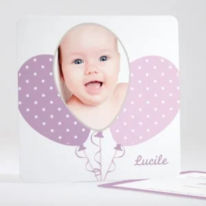 Faire-part de naissance Au pays des ballons*Faire-part Elégant Sale