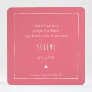 Faire-part de naissance Au pays des reves*Faire-part Elégant Best