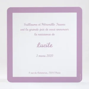 Faire-part de naissance Au pays des ballons*Faire-part Elégant Sale