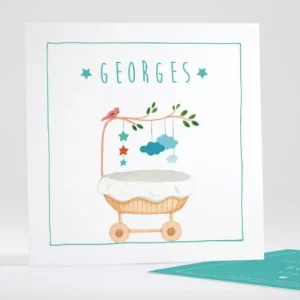Faire-part de naissance Au pays des reves*Faire-part Elégant Best