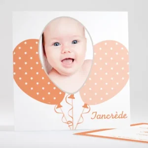 Faire-part de naissance Au pays des ballons*Faire-part Elégant Sale