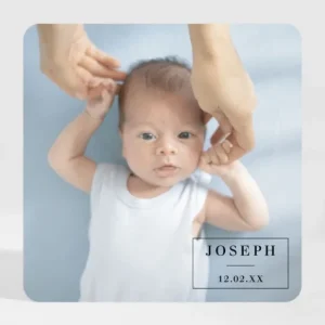 Faire-part de naissance Authentique Magnet*Faire-part Elégant Sale