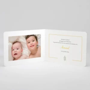 Faire-part de naissance Au grand air*Faire-part Elégant Best