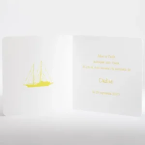 Faire-part de naissance Au fil des vagues*Faire-part Elégant Fashion