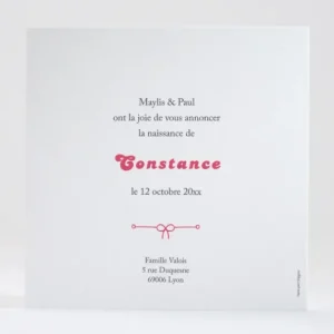 Faire-part de naissance Au vent*Faire-part Elégant Discount