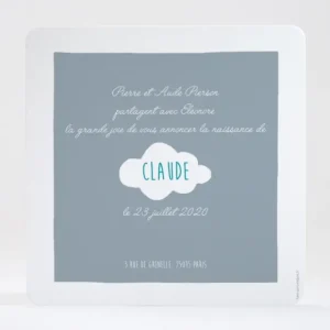 Faire-part de naissance Avion d'antan simple*Faire-part Elégant Clearance