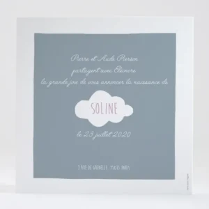 Faire-part de naissance Avion d'antan simple*Faire-part Elégant Clearance
