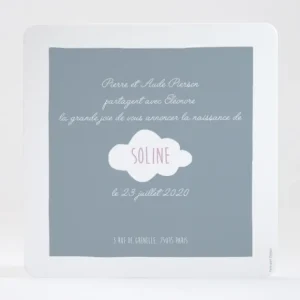 Faire-part de naissance Avion d'antan simple*Faire-part Elégant Clearance
