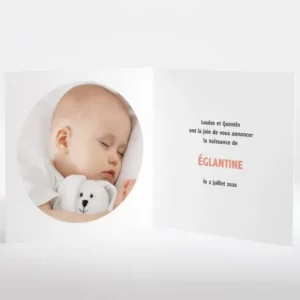 Faire-part de naissance Baldaquin*Faire-part Elégant Best