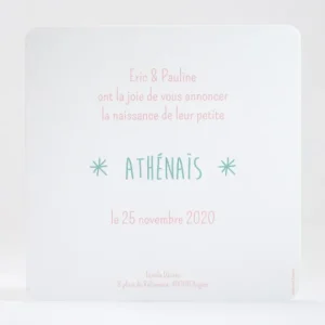 Faire-part de naissance Ballons et noeuds*Faire-part Elégant Hot