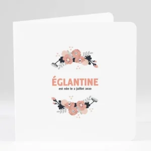 Faire-part de naissance Baldaquin*Faire-part Elégant Best