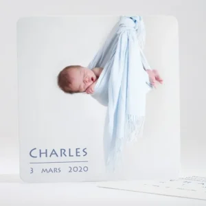 Faire-part de naissance Beau bebe*Faire-part Elégant Discount