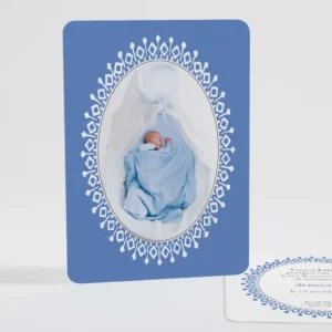 Faire-part de naissance Berceau chic*Faire-part Elégant New