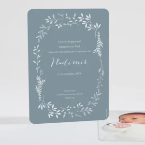 Faire-part de naissance Belle saison*Faire-part Elégant Fashion