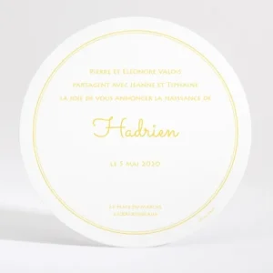 Faire-part de naissance Bebe planete*Faire-part Elégant New