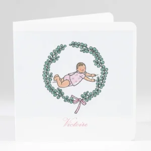 Faire-part de naissance Bebe eucalyptus*Faire-part Elégant Online