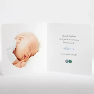 Faire-part de naissance Bebe lampions Garcon*Faire-part Elégant Discount