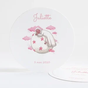 Faire-part de naissance Bebe planete*Faire-part Elégant New