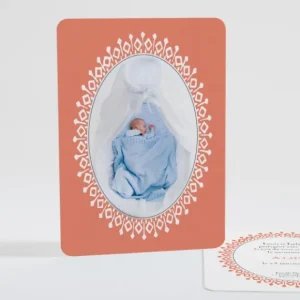 Faire-part de naissance Berceau chic*Faire-part Elégant New
