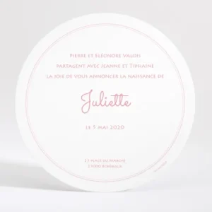Faire-part de naissance Bebe planete*Faire-part Elégant New