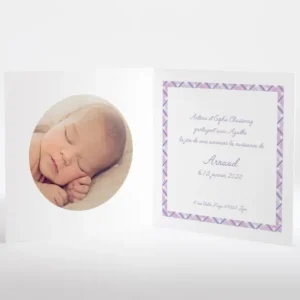 Faire-part de naissance Bel ecossais d'ete*Faire-part Elégant Hot