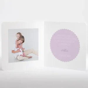 Faire-part de naissance Boite a musique danseuse*Faire-part Elégant Clearance