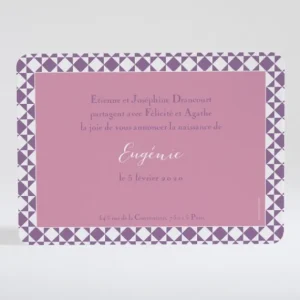 Faire-part de naissance Bol d'air frais scandinave*Faire-part Elégant Discount