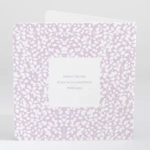 Faire-part de naissance Boite a musique danseuse*Faire-part Elégant Clearance