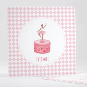 Faire-part de naissance Boite a musique*Faire-part Elégant New