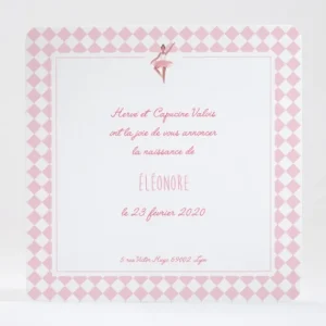 Faire-part de naissance Boite a musique*Faire-part Elégant New