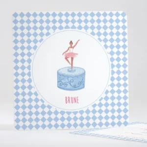 Faire-part de naissance Boite a musique*Faire-part Elégant New