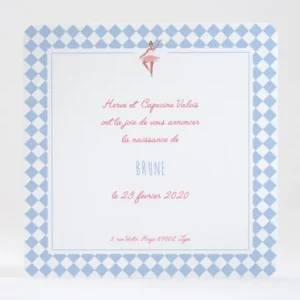 Faire-part de naissance Boite a musique*Faire-part Elégant New