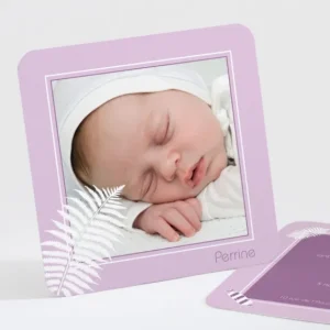 Faire-part de naissance Bonbons et feuilles*Faire-part Elégant Discount