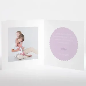 Faire-part de naissance Boite a musique danseuse*Faire-part Elégant Clearance