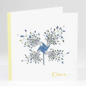 Faire-part de naissance Brise de fleurs*Faire-part Elégant Online
